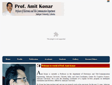 Tablet Screenshot of amitkonar.com